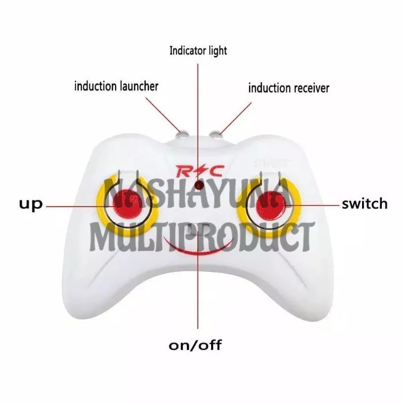 Mainan Anak Helikopter / Pesawat Sensor Tangan dan Remote Control