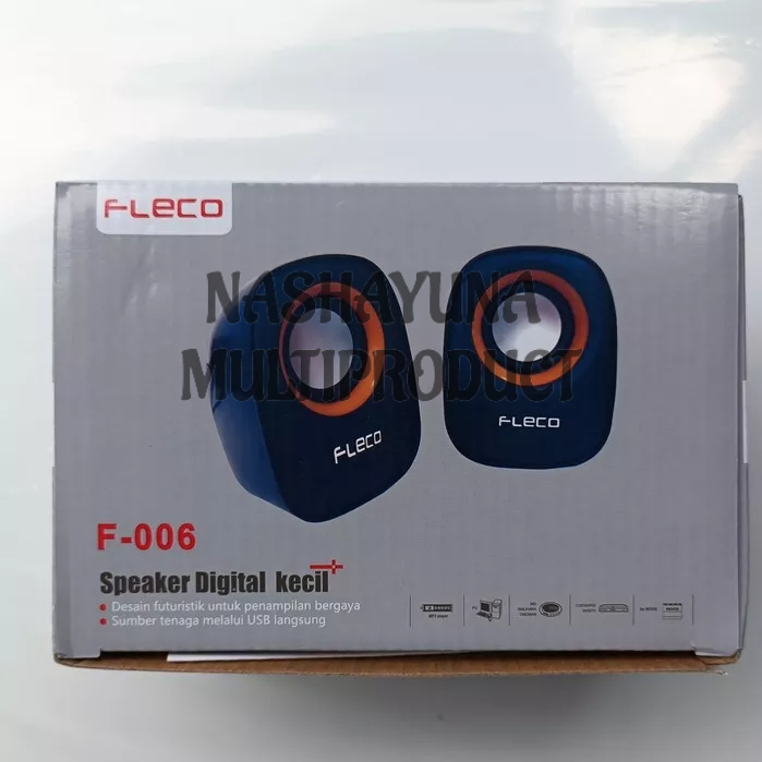 SPEAKER MINI KOMPUTER FLECO F-006 SPEAKER USB POWER