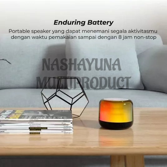 SPEAKER MINI BLUETOOTH S300 DILENGKAPI LED SUARA EXTRA BASS