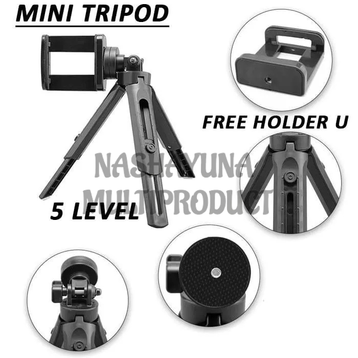 Stand HP Tripod Support Serbaguna Untuk Nonton Drakor Buat Zoom Meeting Atau TikTok Agar Tangan Tidak Pegal