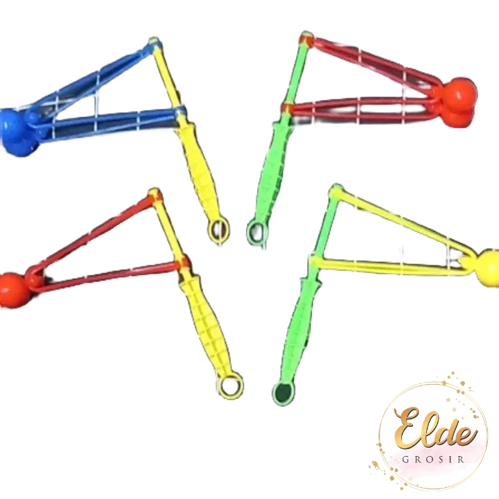 ELDE - Mainan Lato Lato Gagang stick 20cm