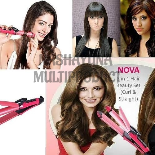 CATOK RAMBUT NOVA NHC-2009 BEAUTY 2 IN 1 HAIR BEAUTY SET