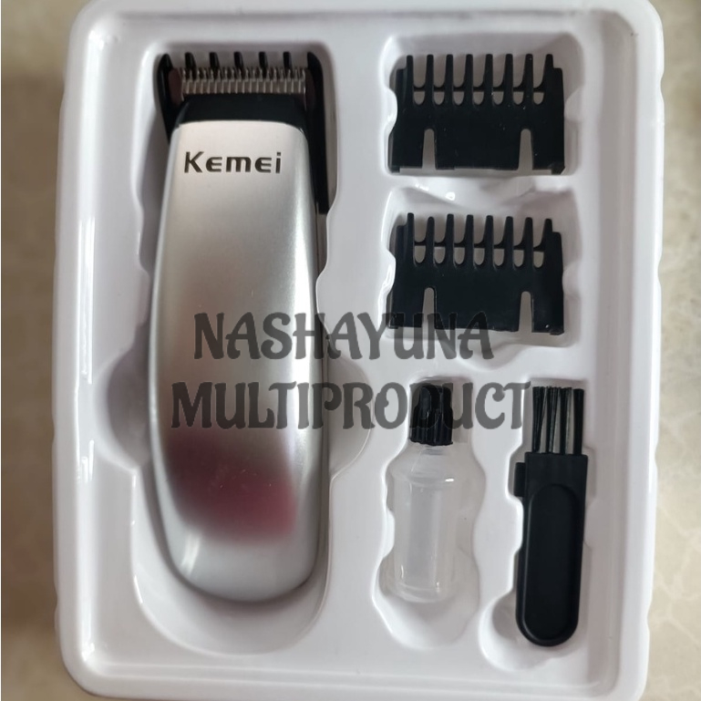 [BAYAR DITEMPAT]Alat Cukur Rambut Kemei KM-666 Mini Elektrik Hair Clipper Berkualitas