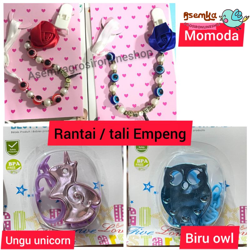 RANTAI EMPENG DODO SOOTHER HOLDER PITA TALI EMPENG