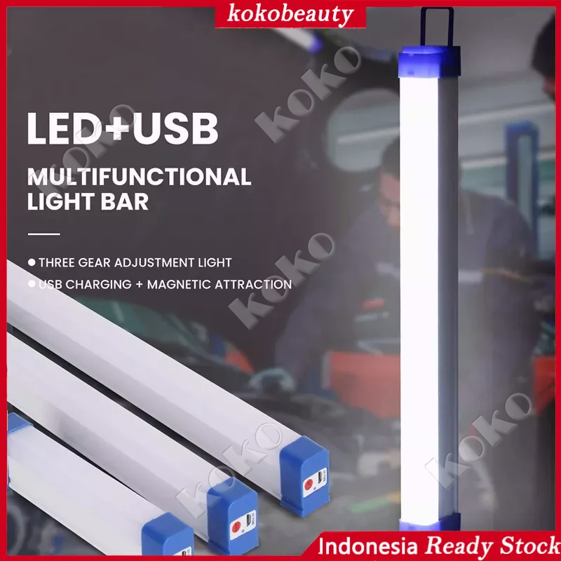 Lampu Emergency LED Lampu LED 30W 60W 80W Lampu Belajar Pengisian Usb Lampu Darurat Multifungsi Untuk