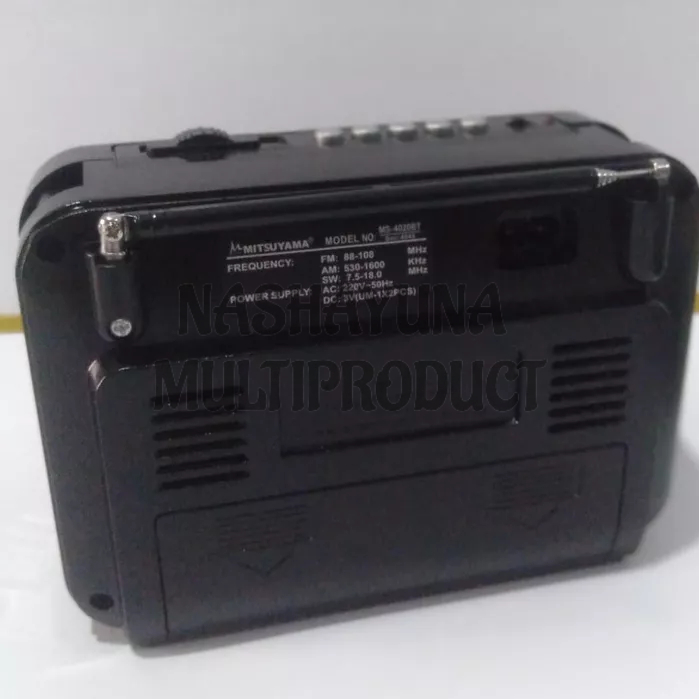 RADIO KLASIK MITSUYAMA MS-4020BT SERI-4045 3 BAND USB/MP3 PLAYER