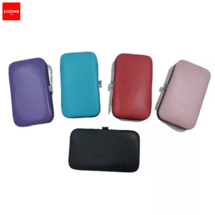 Gunting Kuku Set Stainless Steel Warna Hitam Manicure Pedicure Original Bayi Kucing Cantengan Miring Murah 7 in 1 Dompet Motif