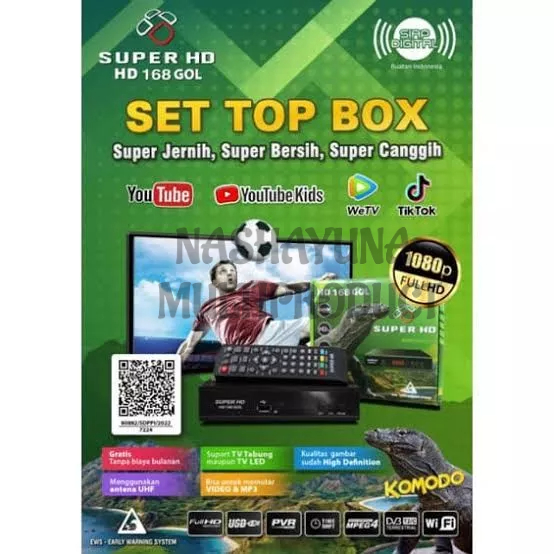 PROMO!!! SET TOP BOX DVBT2 SUPER HD 168 OPTUS UNTUK SIARAN TV DIGITAL