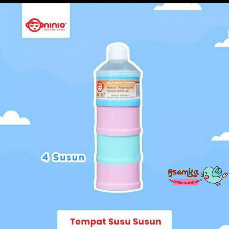 TEMPAT SUSU SUSUN 3 DAN 4 NINIO LUSTY BUNNY / KONTENER SUSU 3 DAN 4 TINGKAT