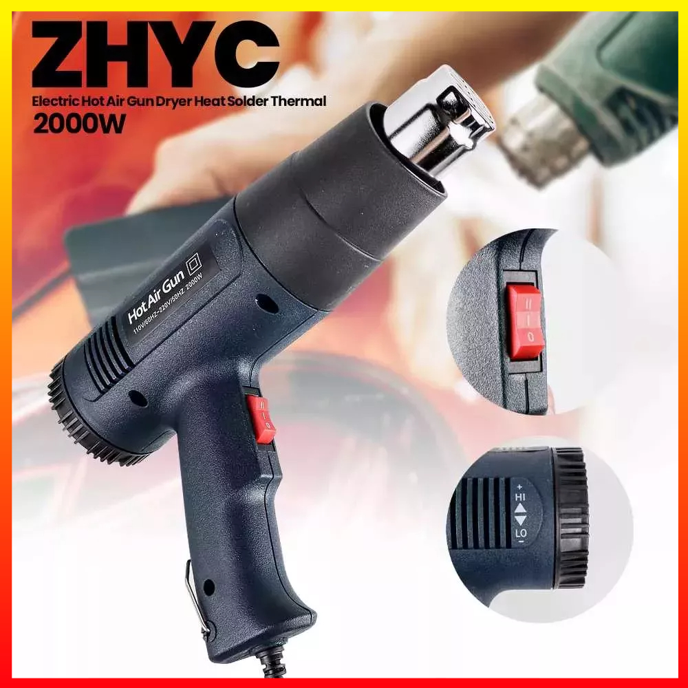 Heat Gun Electric Hot Air Gun Dryer Heat Solder Thermal 2000 W Layar Digital ZHCY - 7ROT88GR