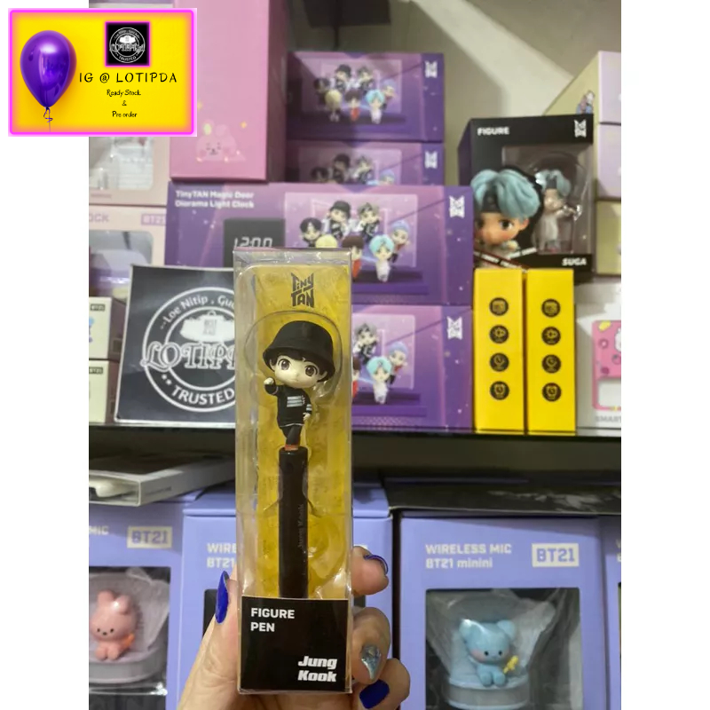 BTS TINYTAN JUNGKOOK FIGURE PEN ORIGINAL OFFICIAL KOREA