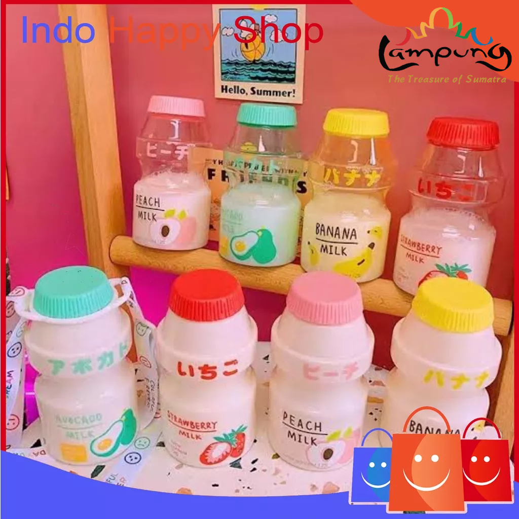 ⭐️𝐈𝐇𝐒 𝟕𝟖𝟏 𝐋𝐚𝐦𝐩𝐮𝐧𝐠⭐️Botol Minum Anak Model Yakult Botol Fruity Ala Korea 480ml