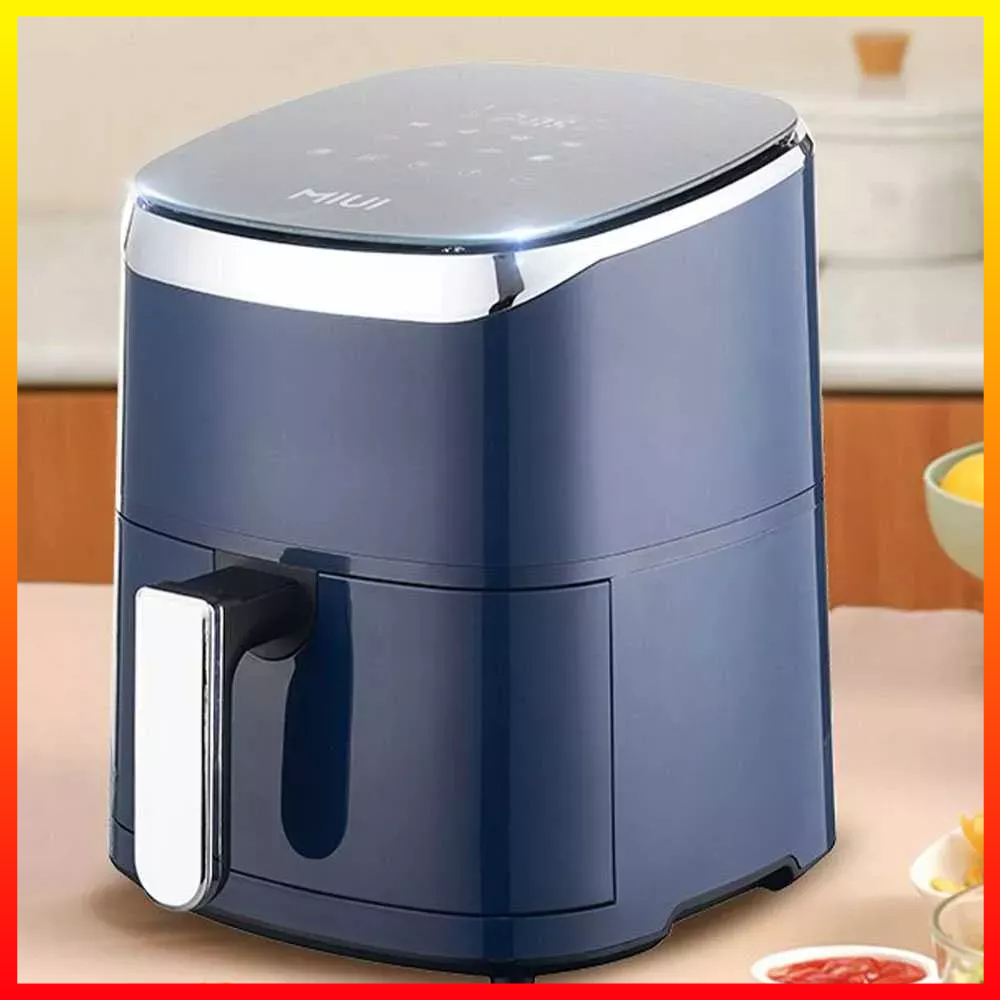 Mesin Alat Penggoreng Udara Layar Sentuh LED Indikator Anti Lengket Air Fryer 4.5L MIUI - WIHZ01BL