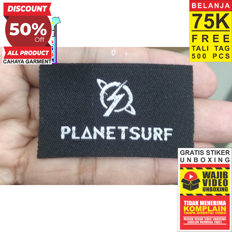 

PLANETSURF LABEL TAG HANGTAG NAME TAG PRICE TAG CO 1X DI KIRIM 600PCS