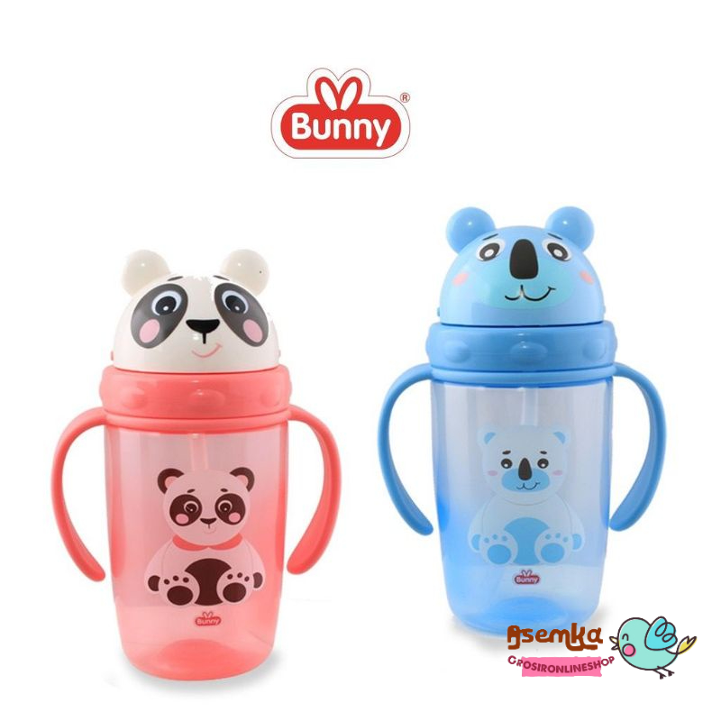 Lusty Bunny Training Cup 2 Handle Sport Sipper Cup 180ml 210ml 300ml 360ml