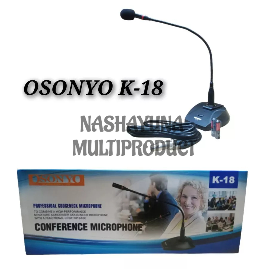 MICROPHONE MEJA/MICROPHONE PODIUM CONFERENCE OSONYO K-18 KUALITAS TERBAIK