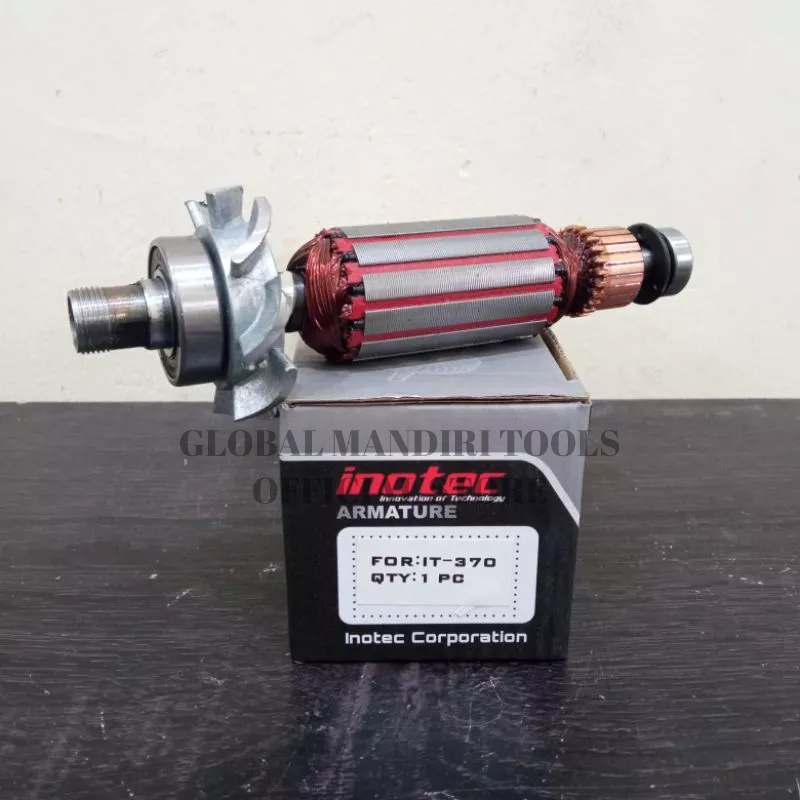 Armature IT-370 Inotec Angker Mesin Propil Maktec MT370 MT371 Inotec IT370 Makita 3709 with Bearing