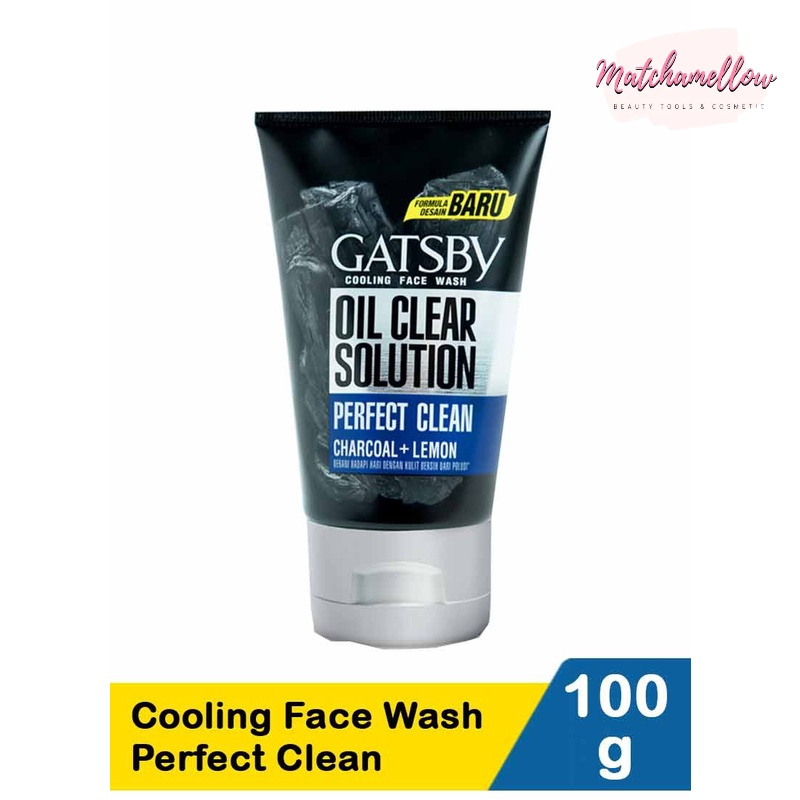 ❄️MATCHA❄️ GATSBY COOLING FACE WASH - FACIAL WASH OIL CLEAR SOLUTION ORIGINAL