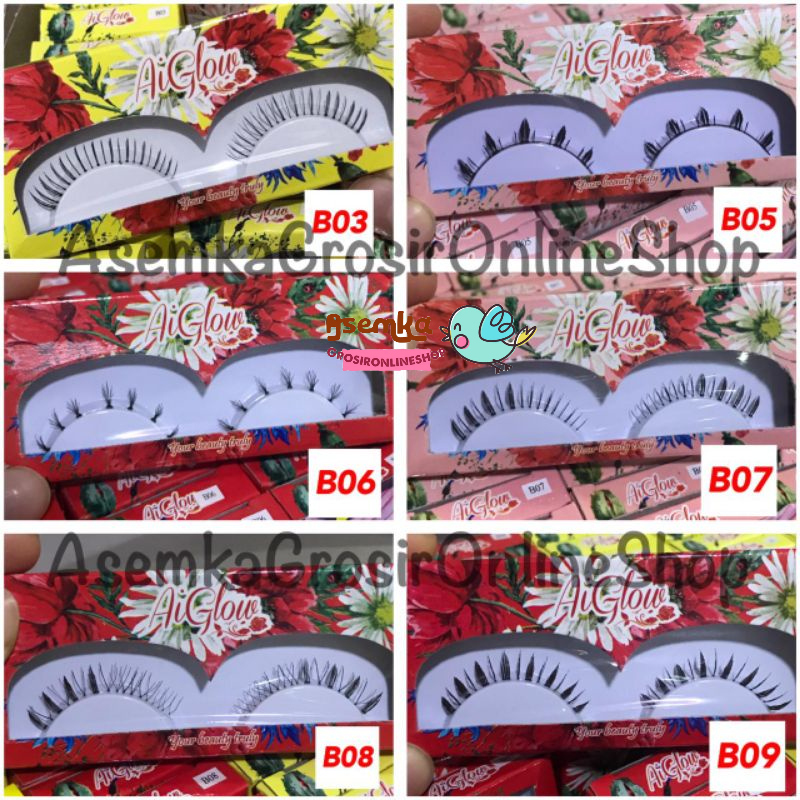 TERLENGKAP BuluMata Palsu AIGLOW EYELASH / Bulu Mata Palsu Aiglow