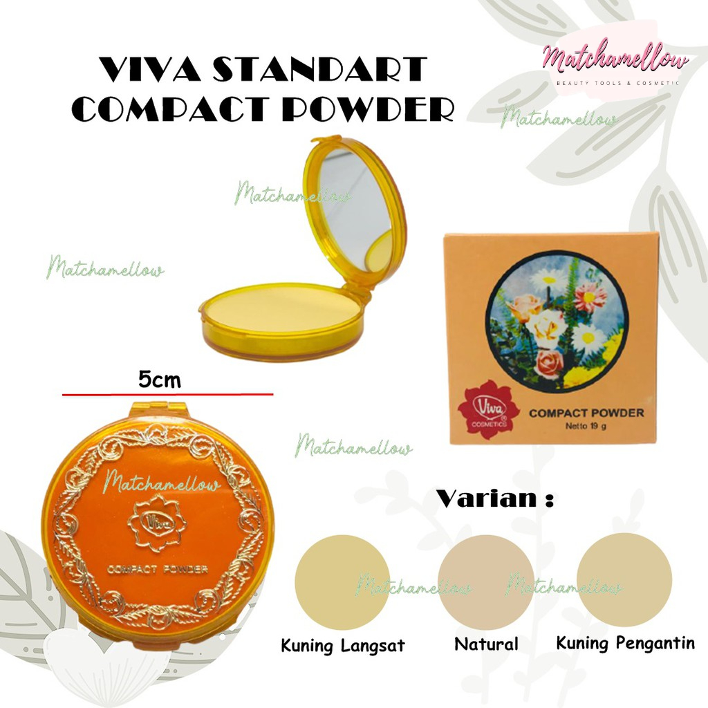 ❄️MATCHA❄️ VIVA STANDART COMPACT POWDER - BEDAK VIVA ORIGINAL