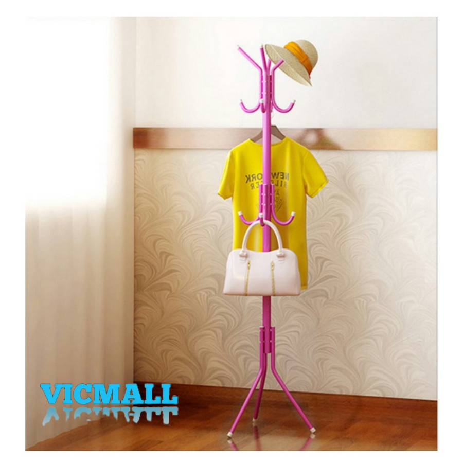 VICMALL - Hanger Gantungan Baju Tas Topi / Stand Hanger Hook Multifungsi