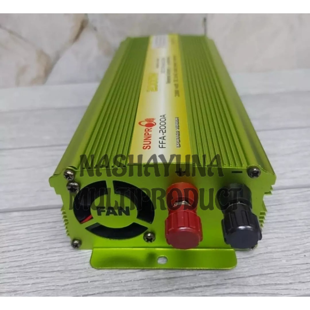 Bisa COD!!! Power Inverter Mobil DC to AC Merek Sunpro FFA - 2000 Watt