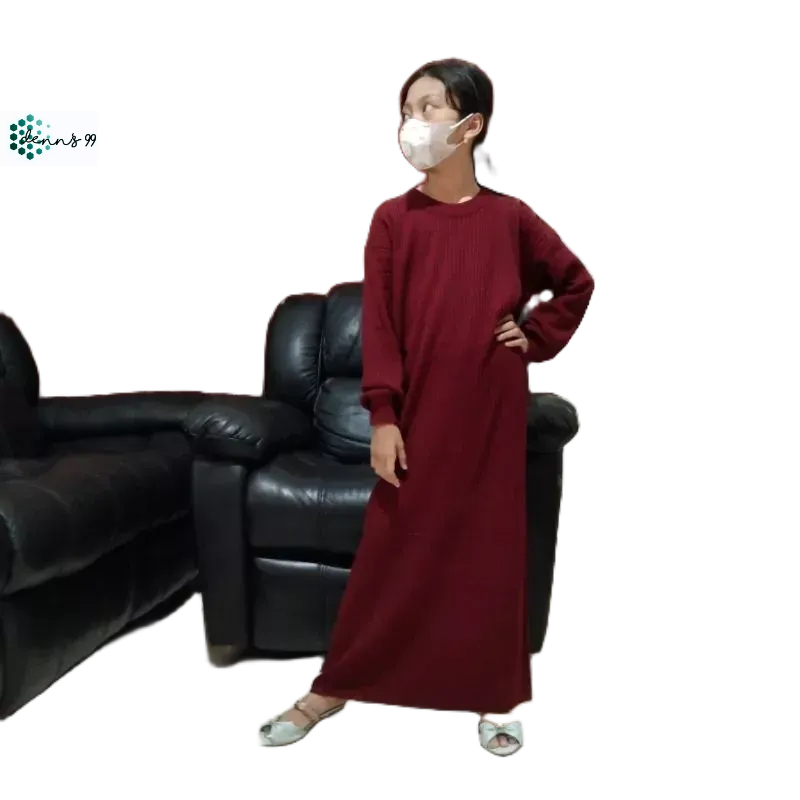 GAMIS RAJUT ANAK USIA  9 - 12 Th // GAMIS ANAK