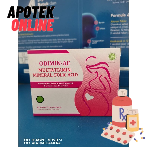 OBIMIN AF 30 TABLET VITAMIN IBU HAMIL