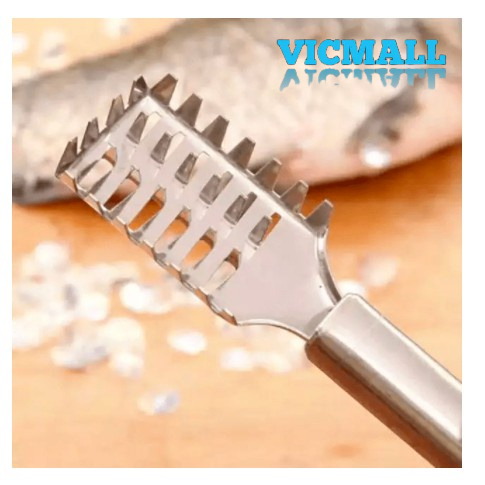 VICMALL - Alat pembersih sisik ikan/serutan pisau sisk ikan stainless steel