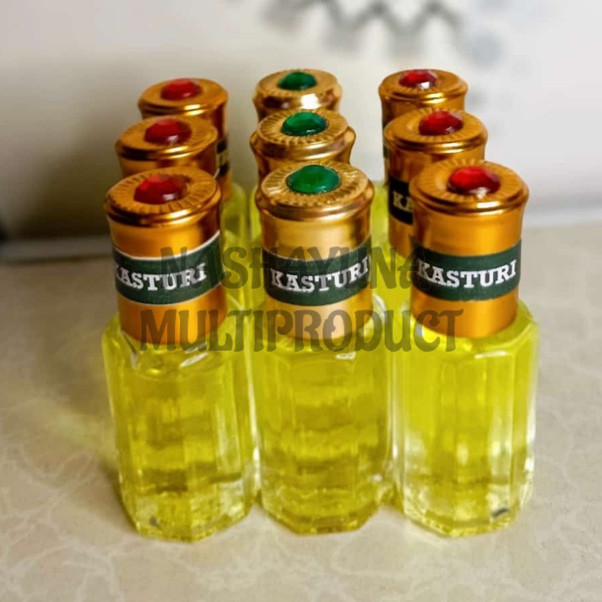 PROMO ISI 6-24 BOTOL MINYAK KASTURI/CENDANA/BACCARAT/HAJAR ASWAD 100% NON ALKOHOL KUALITAS TERJAMIN