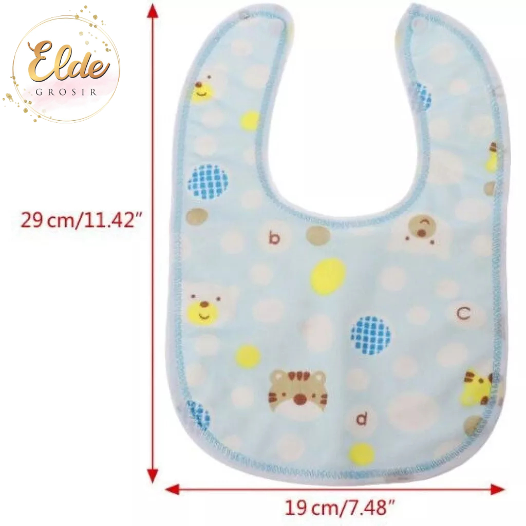 ELDE - Slabber Anak waterproof / Celemek Anak Murah bib Anak Import