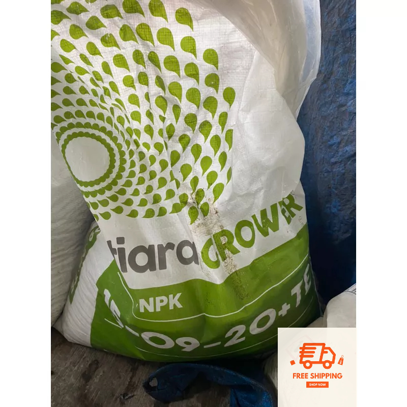 NPK MUTIARA GROWER 25-09-20 KEMASAN REPACK 1KG PUPUK PENYUBUR BUNGA DAN PELEBAT BUAH