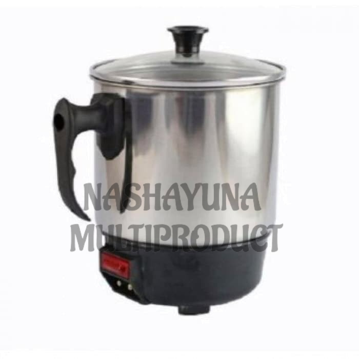 New!!! Mug Listrik Teko Pemanas Air Serbaguna 12cm Berbahan Stainless Steel Mudah Digunakan Dan Dimanapun ORIGINAL