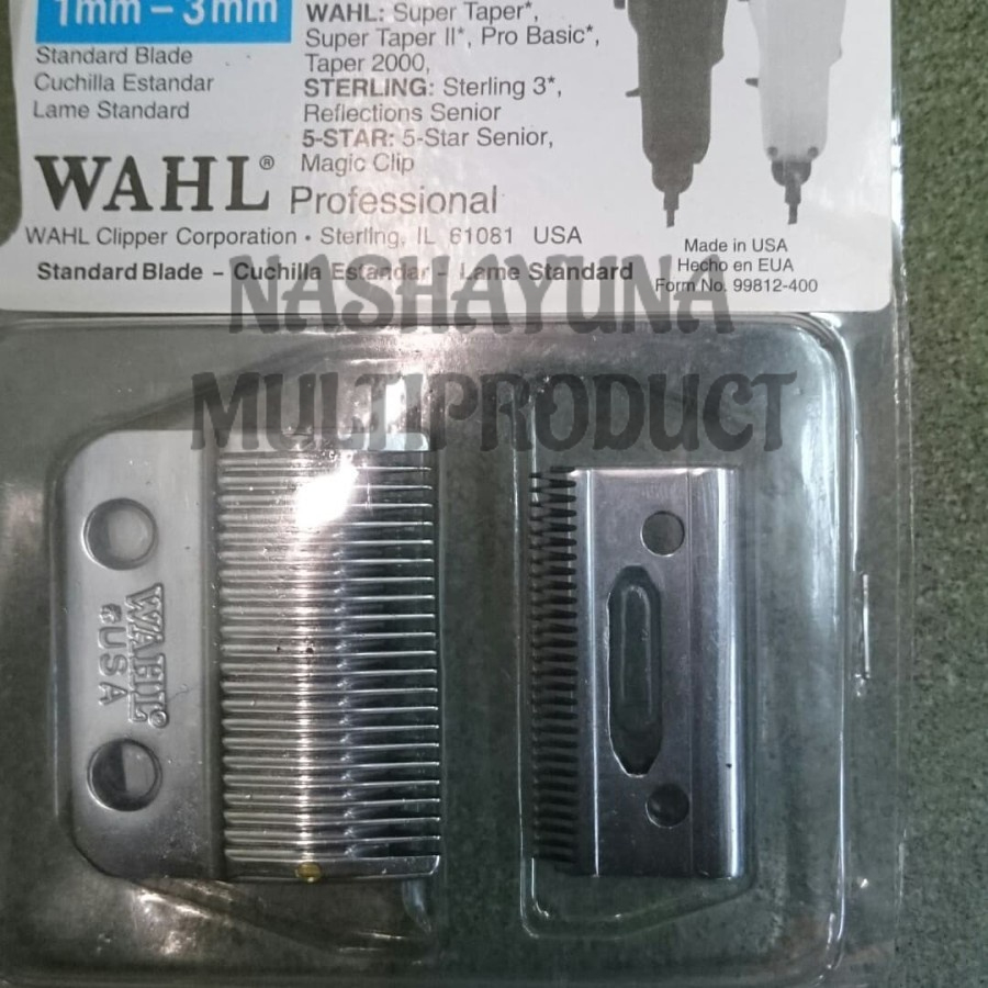 Mata Pisau Cukur WHAEL 2-Hole Taper Blades 2 Lubang Stainless Steel Berkualitas Terbaik