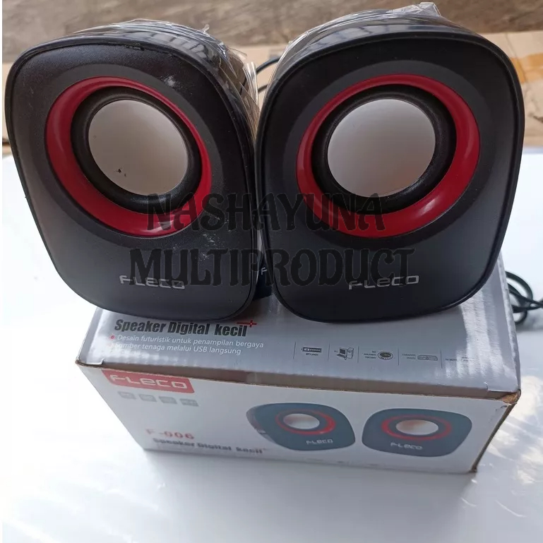 SPEAKER MINI KOMPUTER FLECO F-006 SPEAKER USB POWER