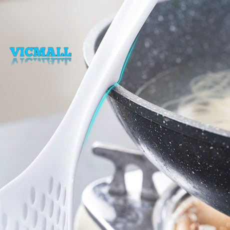 VICMALL - Sendok Saringan Mie Kuah Centong Plastik Jumbo Tirisan Serbaguna Bahan tebal kuat dan tahan lama