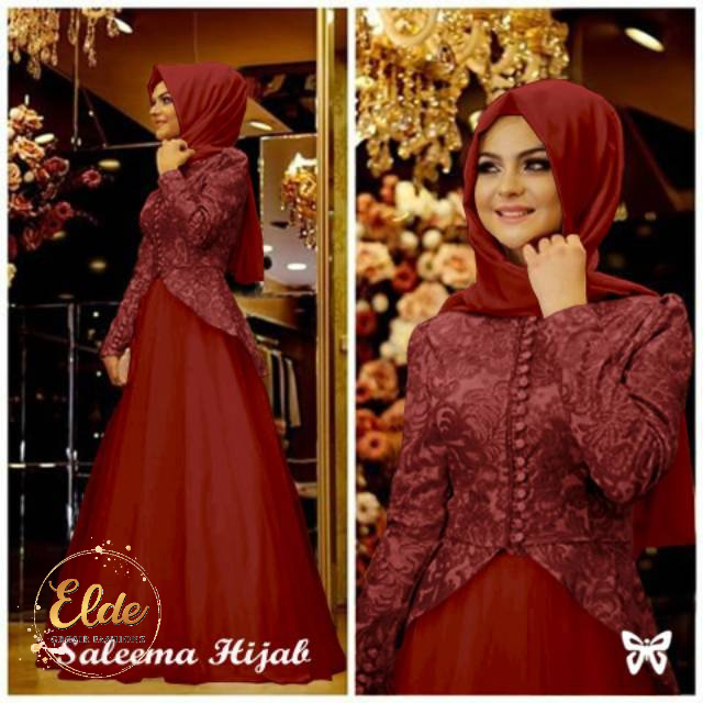 ELDE 5 - SALE Salema maxi baloteli variasi depan kancing bungkus bawah spandek lapis tile