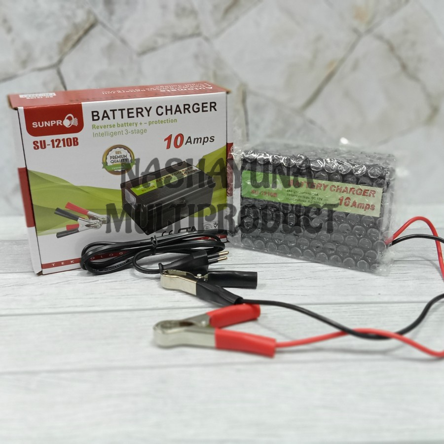 New Promo!!! Batrai Charger Merk Sunpro  SU-1210B Kualitas Terbaik