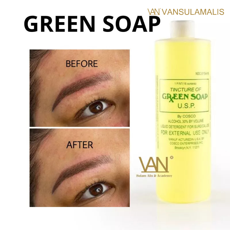 GREEN SOAP TATTO ANTISEPTIK FOAM SULAM ALIS GREENSOAP SULAM 16oz isi 475ml