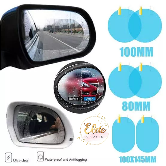 ELDE - Stiker Spion Mobil Anti Fog Anti embun dan buram / sticker