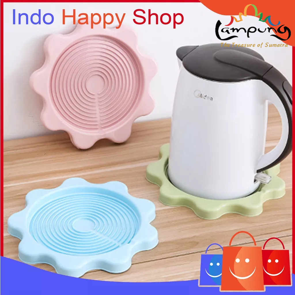 ⭐️𝐈𝐇𝐒 𝟒𝟔𝟏 𝐋𝐚𝐦𝐩𝐮𝐧𝐠⭐️Tempat Gelas Cangkir Tatakan Teko Alas Pot Electric Kettle Pad