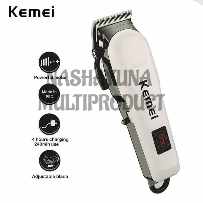 MESIN CUKUR KEMEI KM-809A/KM-809B ALAT CUKUR RAMBUT RECHARGEABLE