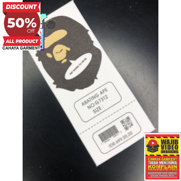 

BAPE BARCODE TAG TAG CO 1X DI KIRIM 600 PCS