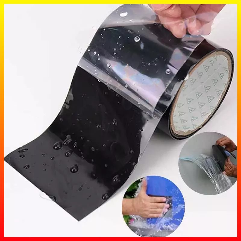 Lakban Anti Bocor Perekat PVC Tahan Air Super Strong Leak Stop Tape Untuk Pipa Ember Bak Mandi Kran air Yijian FL331- 7RHX5RBK