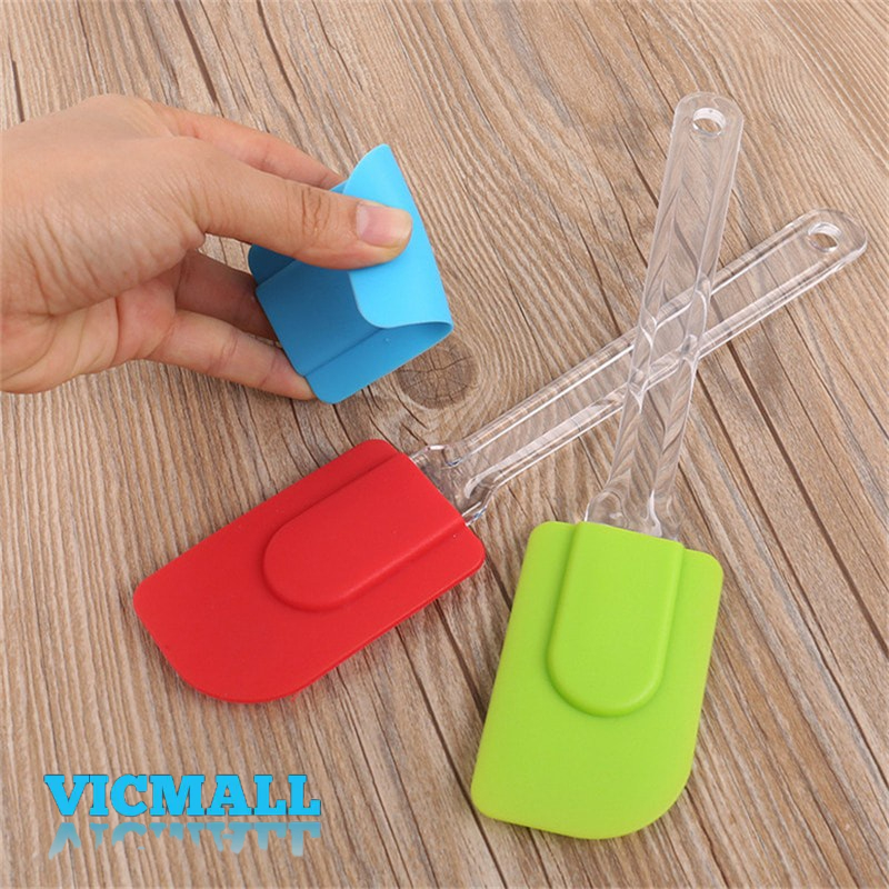 VICMALL - SPATULA GAGANG SILIKON BENING SPATULA SILICONE SCRAPER BAKING CAKE