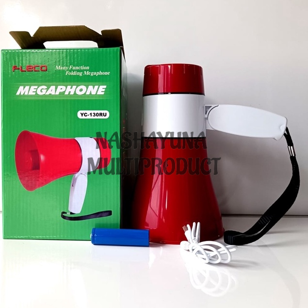 [BAYAR DI TEMPAT] MEGAPHONE/PENGERAS SUARA FLECO HW-8R DAN YC-130RU 3IN1 SPEAKER/MUSIC/RECORDING PLAY