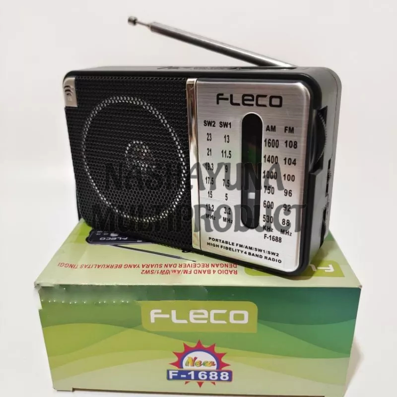 RADIO 4 BAND FLECO F-1688 RADIO KLASIK PREMIUM