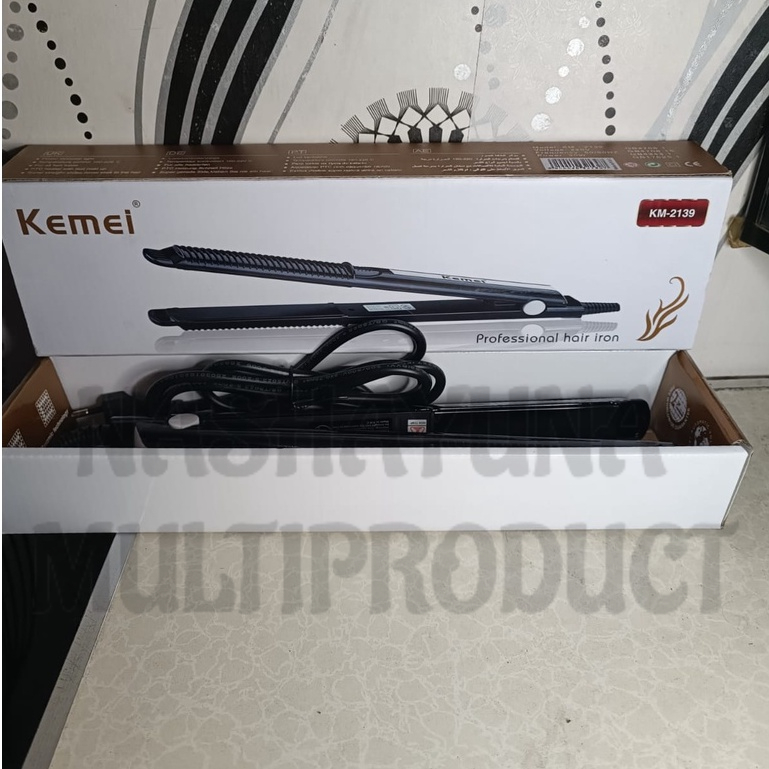 CATOK RAMBUT/PELURUS RAMBUT KEMEI KM-2139 PROFESIONAL HAIR IRON