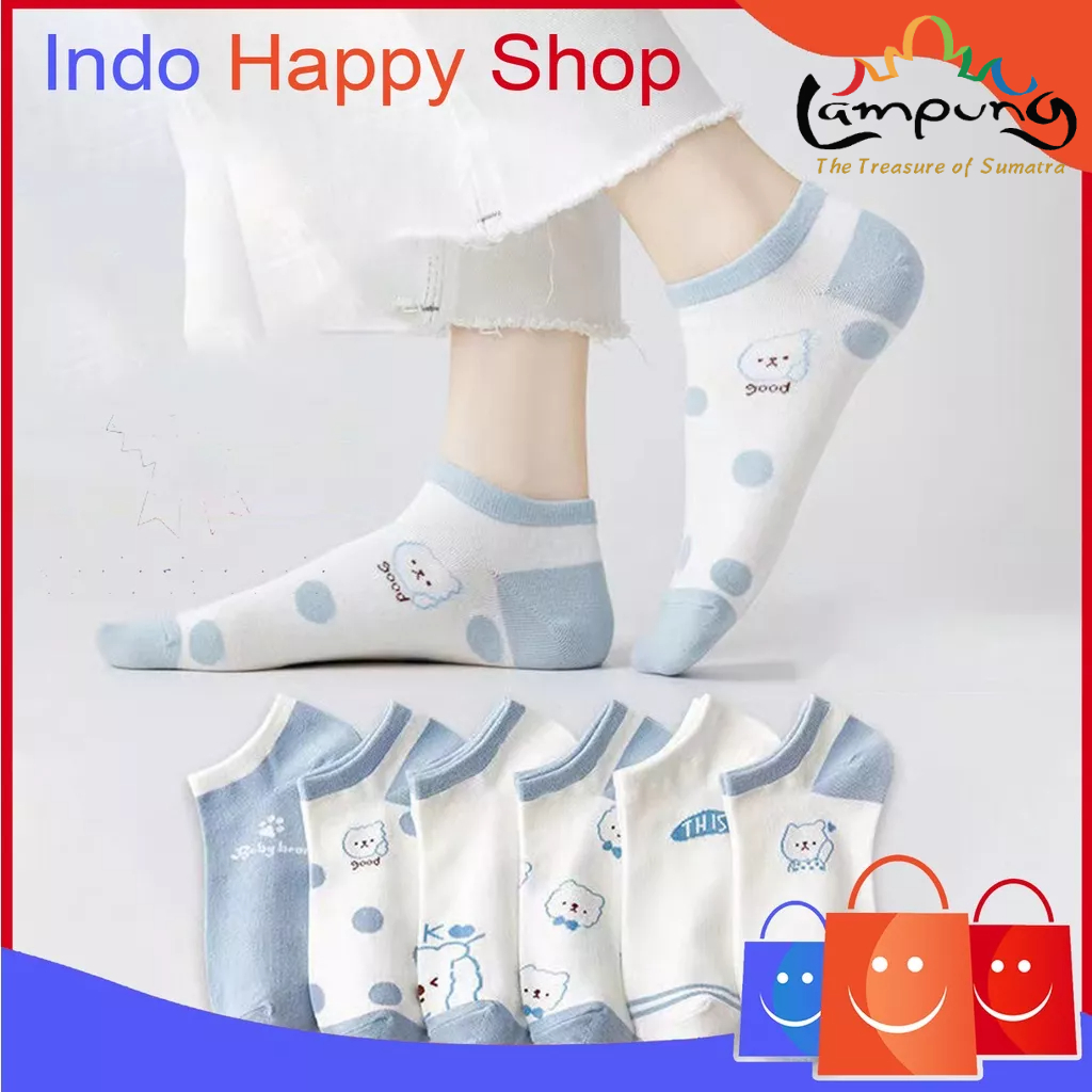 ⭐️𝐈𝐇𝐒 𝟖𝟕𝟏 𝐋𝐚𝐦𝐩𝐮𝐧𝐠⭐️Kaos Kaki Wanita Fashion Korea Import Kaos Kaki Pendek Ankle Socks