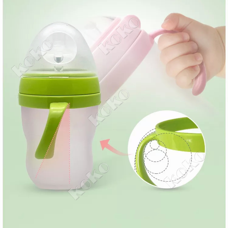 【penjual lokal】Kanebo Bello botol susu bayi / baby bottle dengan pegangan &amp; Sedotan